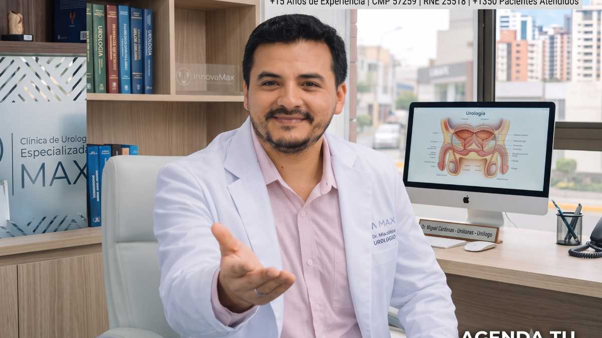 Urólogo para pacientes de Arequipa atención con el Dr. Miguel Cárdenas (teleconsulta y cirugía en Lima)